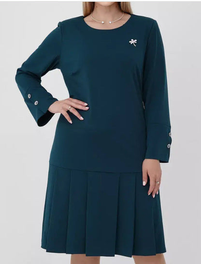 💚 👗[S-5XL]Wysokiej jakości modna sukienka